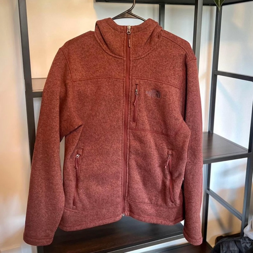 Men’s North Face Fleece Hooded Jacket